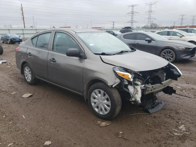 3N1CN7AP6FL860051 - 2015 NISSAN VERSA S GRAY photo 4