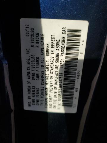 19UUB2F53HA007560 - 2017 ACURA TLX TECH ლურჯი ფოტო 12