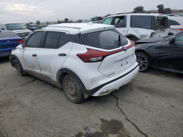 3N1CP5BV2NL498469 - 2022 NISSAN KICKS S WHITE photo 2