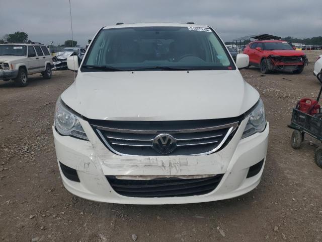 2C4RVACG6CR392502 - 2012 VOLKSWAGEN ROUTAN SEL WHITE photo 5