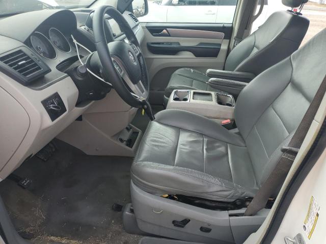 2C4RVACG6CR392502 - 2012 VOLKSWAGEN ROUTAN SEL WHITE photo 7