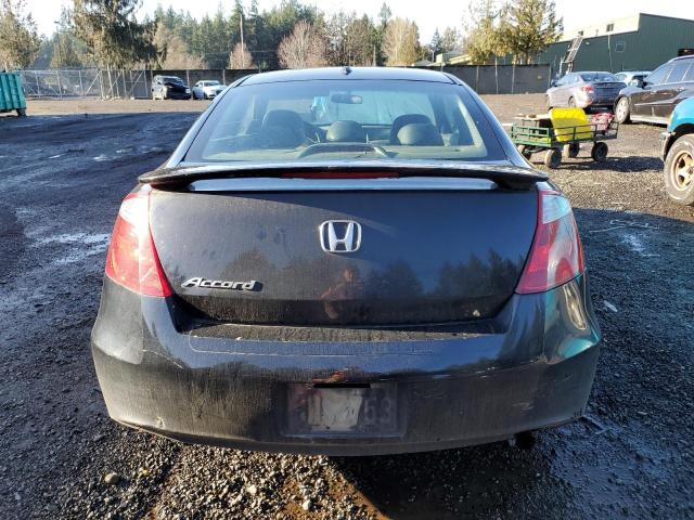 1HGCS12808A025181 - 2008 HONDA ACCORD EXL BLACK photo 6