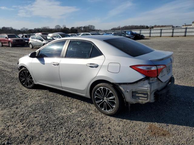 2T1BURHE0EC140922 - 2014 TOYOTA COROLLA L SILVER photo 2