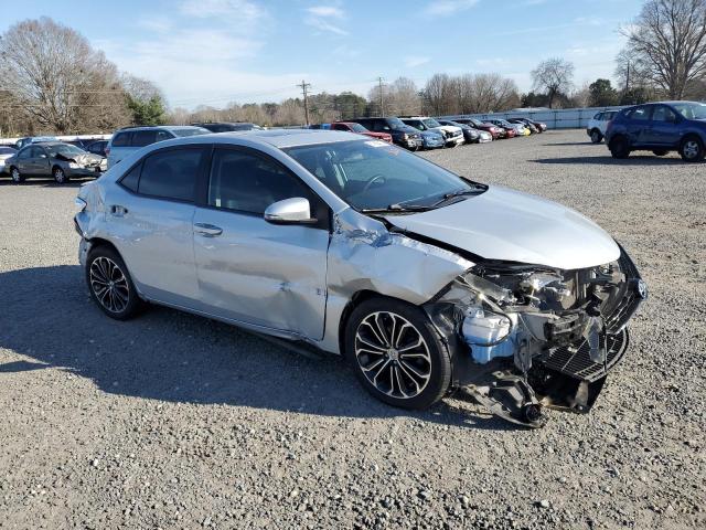 2T1BURHE0EC140922 - 2014 TOYOTA COROLLA L SILVER photo 4