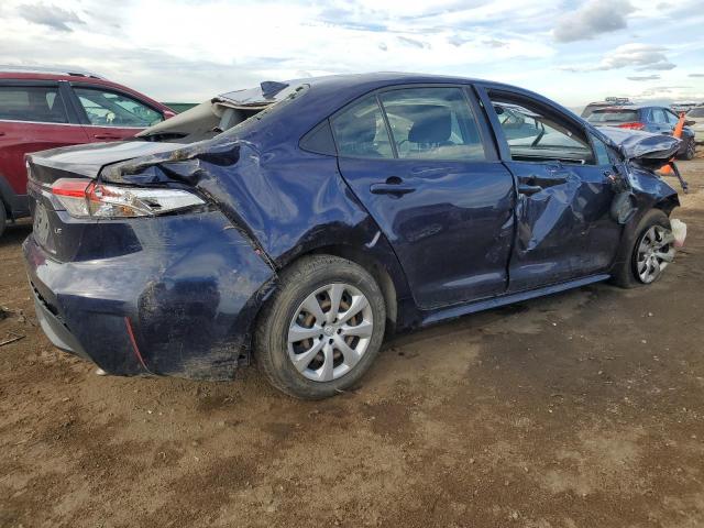 JTDEPRAE8LJ044200 - 2020 TOYOTA COROLLA LE BLUE photo 3