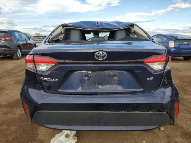 JTDEPRAE8LJ044200 - 2020 TOYOTA COROLLA LE BLUE photo 6