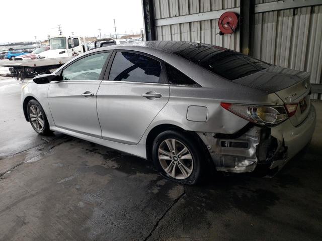 5NPEB4ACXEH862345 - 2014 HYUNDAI SONATA GLS SILVER photo 2