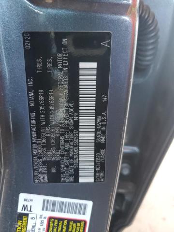 5TDGZRAH2LS505617 - 2020 TOYOTA HIGHLANDER XLE Grafit fotoğraf 13