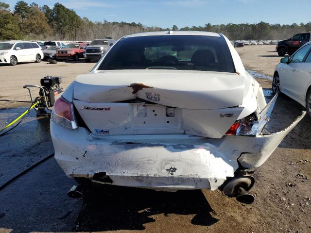 1HGCP3F85AA010950 - 2010 HONDA ACCORD EXL WHITE photo 6