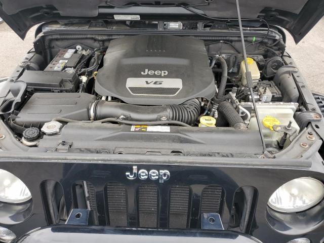 1C4BJWEG4EL118315 - 2014 JEEP WRANGLER U SAHARA 黑色 照片 12