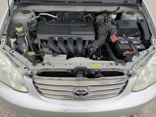 1NXBR32E04Z192068 - 2004 TOYOTA COROLLA CE 银色 照片 11