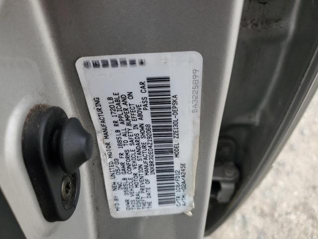 1NXBR32E04Z192068 - 2004 TOYOTA COROLLA CE 银色 照片 12