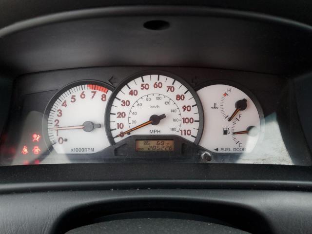 1NXBR32E04Z192068 - 2004 TOYOTA COROLLA CE 银色 照片 9