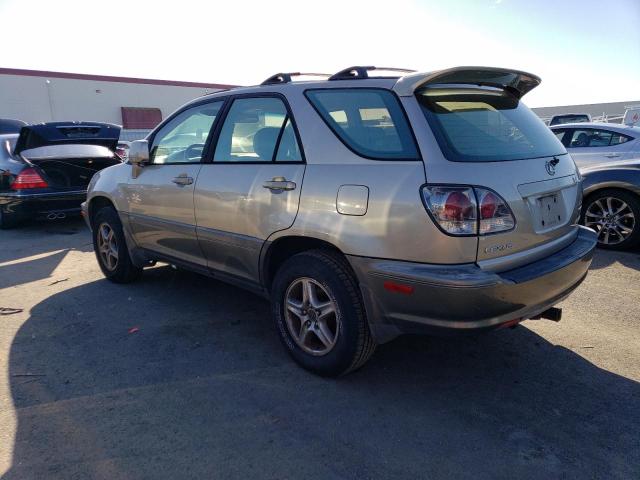 JTJHF10U010183599 - 2001 LEXUS RX 300 GOLD photo 2