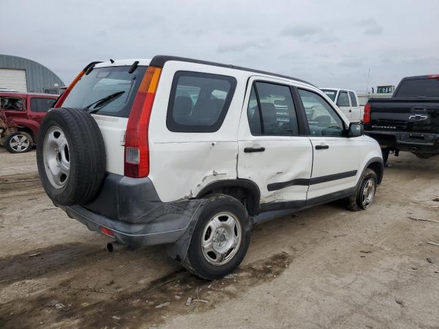 JHLRD68424C010316 - 2004 HONDA CR-V LX WHITE photo 3