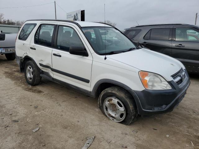 JHLRD68424C010316 - 2004 HONDA CR-V LX WHITE photo 4