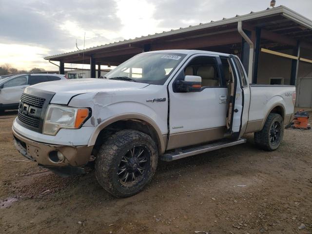 1FTFX1ET7CFB05778 - 2012 FORD F150 SUPER CAB WHITE photo 1