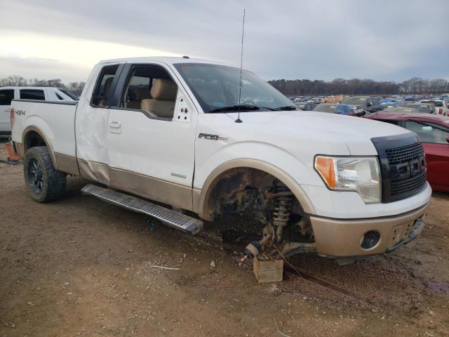 1FTFX1ET7CFB05778 - 2012 FORD F150 SUPER CAB WHITE photo 4