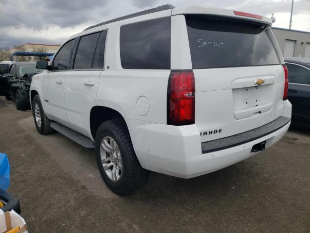 1GNSKBKC4JR117459 - 2018 CHEVROLET TAHOE K1500 LT WHITE photo 2