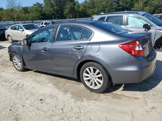 19XFB2F89CE333578 - 2012 HONDA CIVIC EX GRAY photo 2