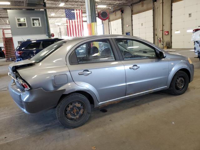 KL1TD56617B073670 - 2007 CHEVROLET AVEO BASE Gri fotoğraf 3
