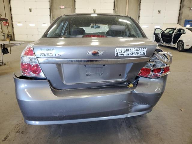 KL1TD56617B073670 - 2007 CHEVROLET AVEO BASE Gri fotoğraf 6