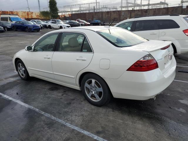 JHMCN36566C002795 - 2006 HONDA ACCORD HYBRID WHITE photo 2