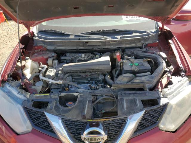 KNMAT2MV0FP513746 - 2015 NISSAN ROGUE S RED photo 12