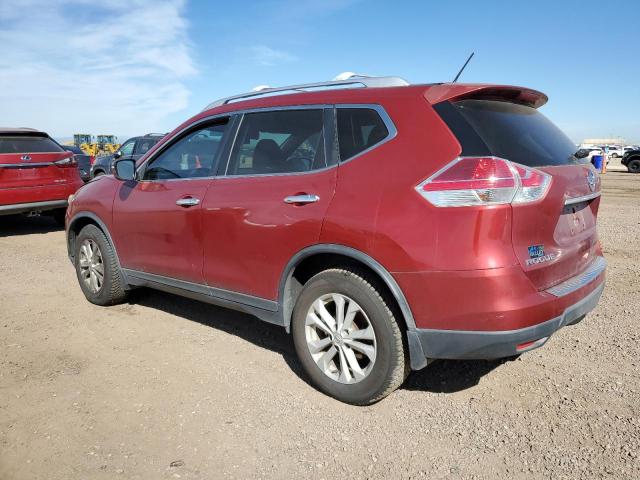 KNMAT2MV0FP513746 - 2015 NISSAN ROGUE S RED photo 2