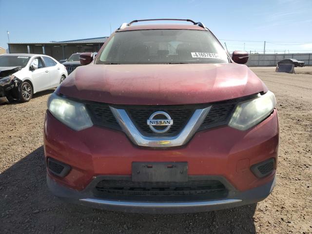 KNMAT2MV0FP513746 - 2015 NISSAN ROGUE S RED photo 5