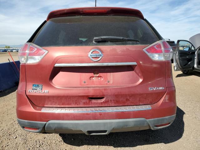 KNMAT2MV0FP513746 - 2015 NISSAN ROGUE S RED photo 6