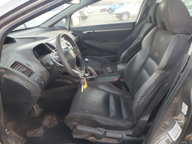 2HGFA55527H702353 - 2007 HONDA CIVIC SI GRAY photo 7