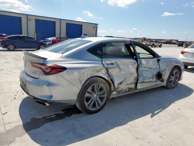 19UUB5F57MA016029 - 2021 ACURA TLX TECH A GRAY photo 3