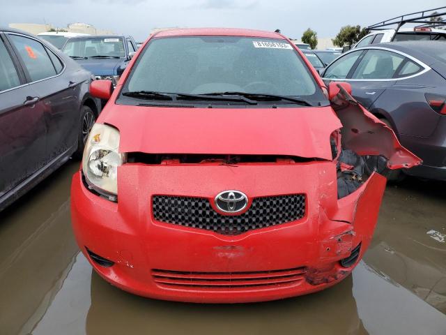 JTDJT923785219382 - 2008 TOYOTA YARIS RED photo 5