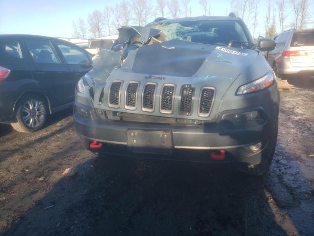 1C4PJMBS0FW692428 - 2015 JEEP CHEROKEE TRAILHAWK GRAY photo 5