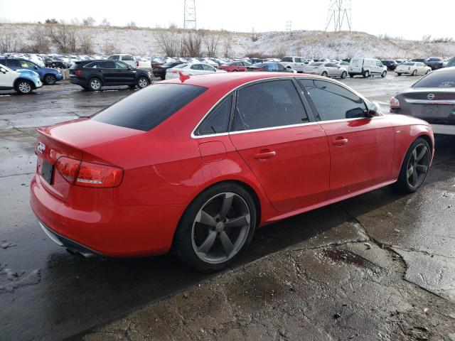 WAUKGAFL1BA030825 - 2011 AUDI S4 PRESTIGE RED photo 3