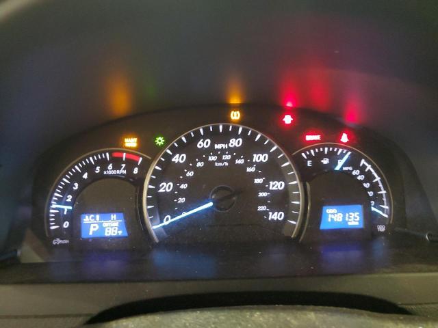 4T4BF1FK4CR217457 - 2012 TOYOTA CAMRY BASE BLACK photo 9