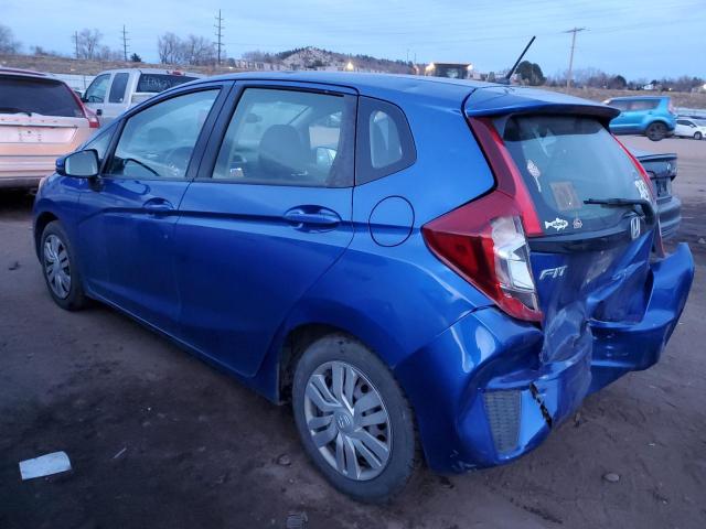 JHMGK5H56GX003667 - 2016 HONDA FIT LX BLUE photo 2