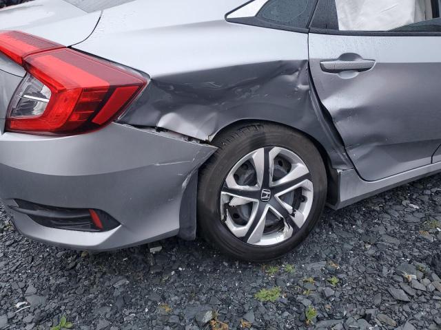 2HGFC2F52HH004446 - 2017 HONDA CIVIC LX GRAY photo 12