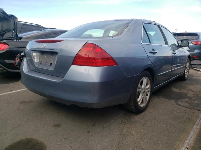 1HGCM56307A007133 - 2007 HONDA ACCORD SE BLUE photo 3