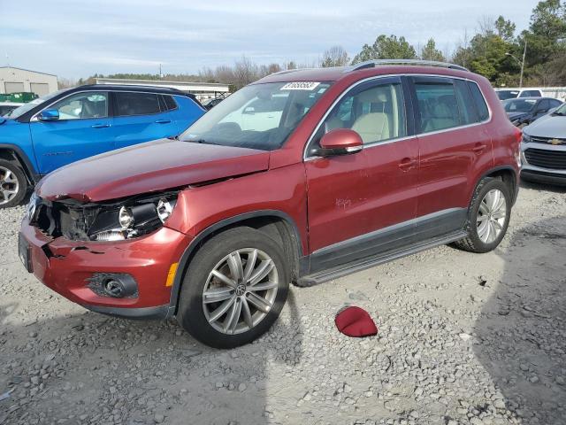 WVGBV3AX2DW111848 - 2013 VOLKSWAGEN TIGUAN S RED photo 1