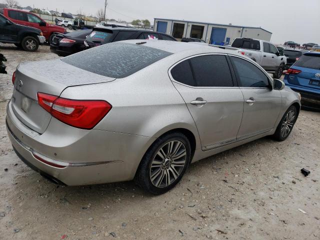 KNALN4D77E5136257 - 2014 KIA CADENZA PREMIUM SILVER photo 3