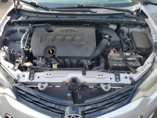 2T1BURHE6EC007937 - 2014 TOYOTA COROLLA L SILVER photo 11