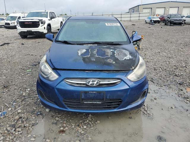 KMHCT4AE8GU068454 - 2016 HYUNDAI ACCENT SE BLUE photo 5
