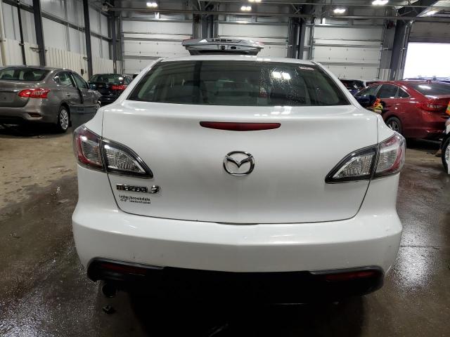 JM1BL1SFXA1259470 - 2010 MAZDA 3 I WHITE photo 6