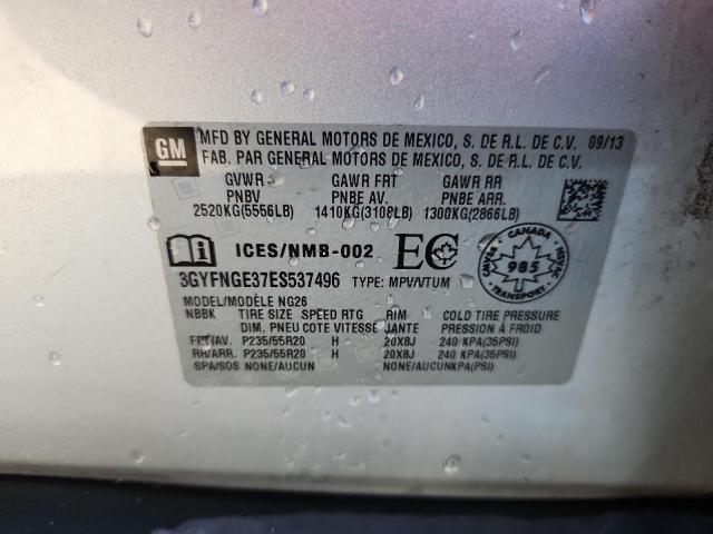 3GYFNGE37ES537496 - 2014 CADILLAC SRX PREMIUM COLLECTION Silber Foto 13