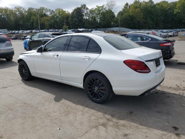 55SWF4KB1JU269396 - 2018 MERCEDES-BENZ C 300 4MATIC WHITE photo 2