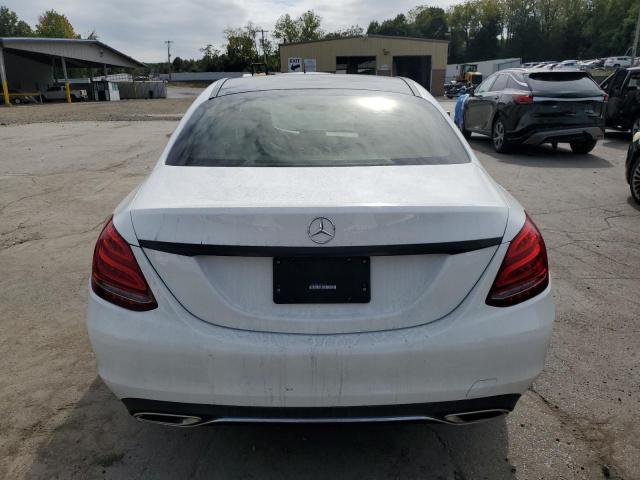 55SWF4KB1JU269396 - 2018 MERCEDES-BENZ C 300 4MATIC WHITE photo 6