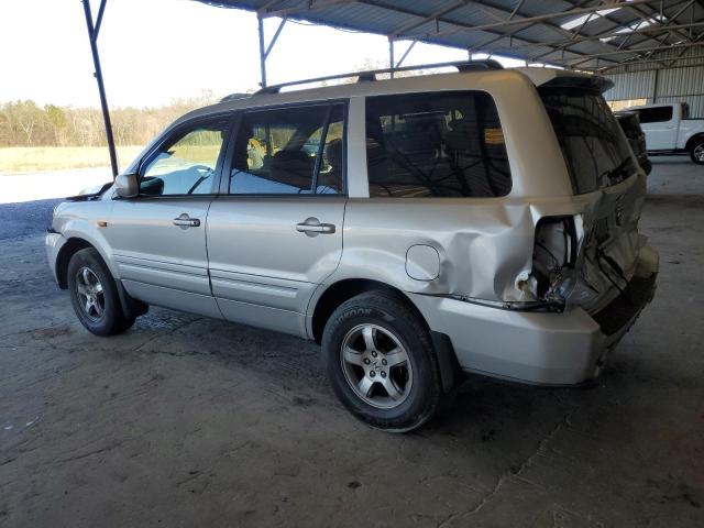 5FNYF28628B004912 - 2008 HONDA PILOT EXL SILVER photo 2