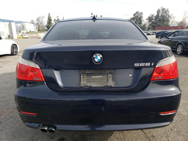 WBANU5C55AC460766 - 2010 BMW 528 I BLUE photo 6